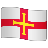 Whatsapp design of the flag: Guernsey emoji verson:2.23.2.72