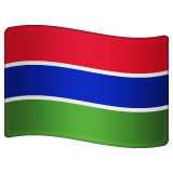 Whatsapp design of the flag: Gambia emoji verson:2.23.2.72