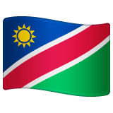 Whatsapp design of the flag: Namibia emoji verson:2.23.2.72