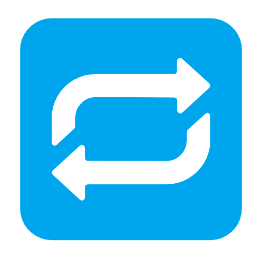 Microsoft design of the repeat button emoji verson:Windows-11-23H2