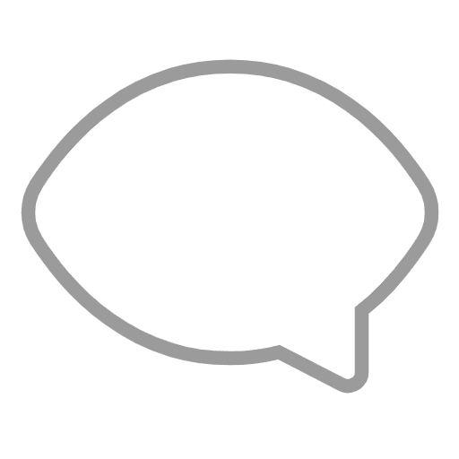 Microsoft design of the left speech bubble emoji verson:Windows-11-23H2