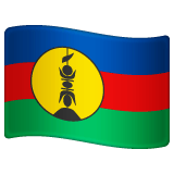 Whatsapp design of the flag: New Caledonia emoji verson:2.23.2.72