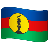 Whatsapp design of the flag: New Caledonia emoji verson:2.23.2.72