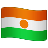 Whatsapp design of the flag: Niger emoji verson:2.23.2.72