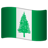 Whatsapp design of the flag: Norfolk Island emoji verson:2.23.2.72