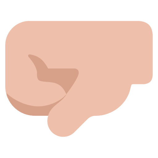 Microsoft design of the left-facing fist: medium-light skin tone emoji verson:Windows-11-22H2