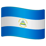 Whatsapp design of the flag: Nicaragua emoji verson:2.23.2.72