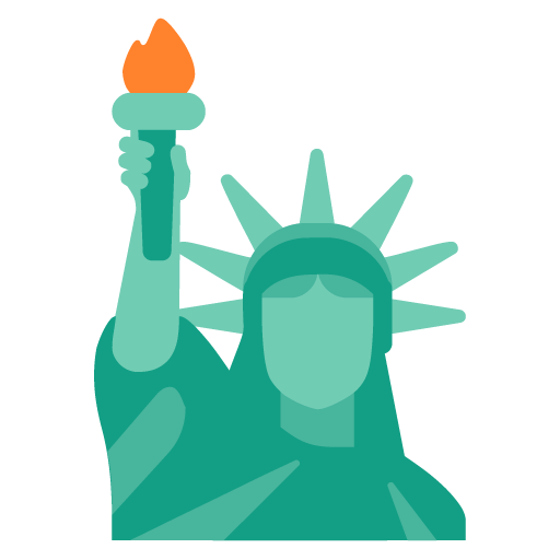 Microsoft design of the Statue of Liberty emoji verson:Windows-11-22H2