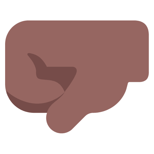 Microsoft design of the left-facing fist: medium-dark skin tone emoji verson:Windows-11-22H2