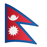 Whatsapp design of the flag: Nepal emoji verson:2.23.2.72