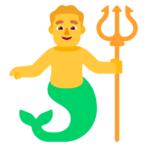 Microsoft design of the merman emoji verson:Windows-11-22H2