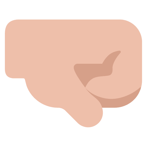 Microsoft design of the right-facing fist: medium-light skin tone emoji verson:Windows-11-22H2