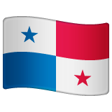 Whatsapp design of the flag: Panama emoji verson:2.23.2.72