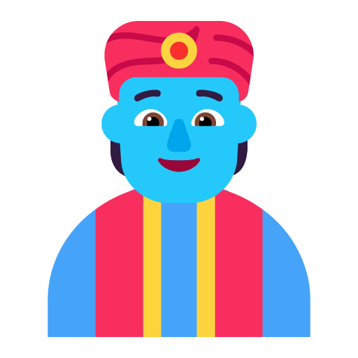 Microsoft design of the genie emoji verson:Windows-11-22H2