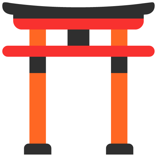 Microsoft design of the shinto shrine emoji verson:Windows-11-22H2