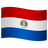 Whatsapp design of the flag: Paraguay emoji verson:2.23.2.72