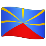 Whatsapp design of the flag: Réunion emoji verson:2.23.2.72