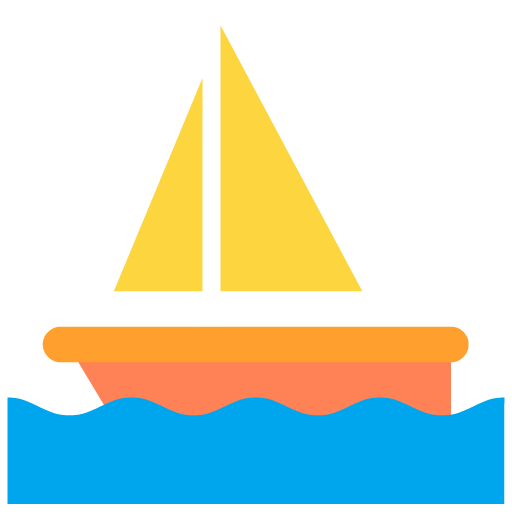 Microsoft design of the sailboat emoji verson:Windows-11-22H2