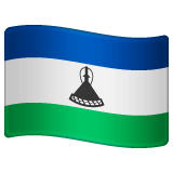 Whatsapp design of the flag: Lesotho emoji verson:2.23.2.72