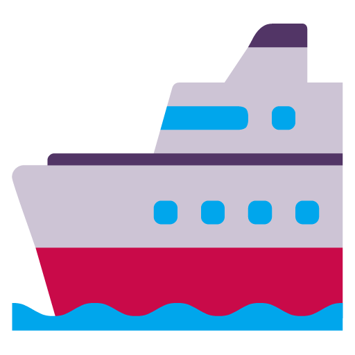 Microsoft design of the ship emoji verson:Windows-11-22H2