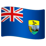 Whatsapp design of the flag: St. Helena emoji verson:2.23.2.72