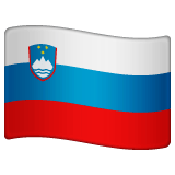 Whatsapp design of the flag: Slovenia emoji verson:2.23.2.72