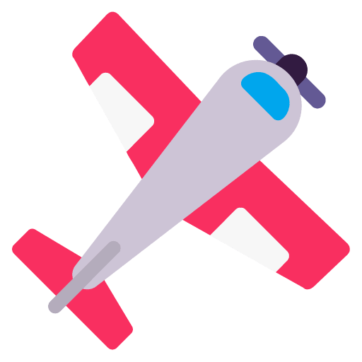 Microsoft design of the small airplane emoji verson:Windows-11-22H2