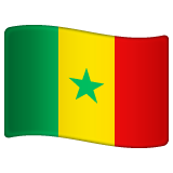 Whatsapp design of the flag: Senegal emoji verson:2.23.2.72