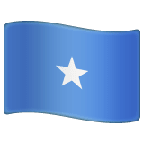 Whatsapp design of the flag: Somalia emoji verson:2.23.2.72