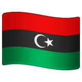 Whatsapp design of the flag: Libya emoji verson:2.23.2.72