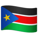 Whatsapp design of the flag: South Sudan emoji verson:2.23.2.72