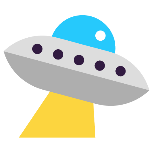 Microsoft design of the flying saucer emoji verson:Windows-11-22H2