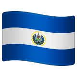 Whatsapp design of the flag: El Salvador emoji verson:2.23.2.72