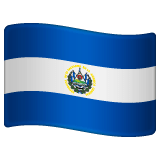 Whatsapp design of the flag: El Salvador emoji verson:2.23.2.72
