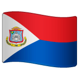 Whatsapp design of the flag: Sint Maarten emoji verson:2.23.2.72