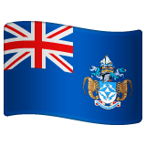 Whatsapp design of the flag: Tristan da Cunha emoji verson:2.23.2.72