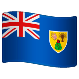 Whatsapp design of the flag: Turks & Caicos Islands emoji verson:2.23.2.72