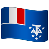 Whatsapp design of the flag: French Southern Territories emoji verson:2.23.2.72