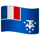Whatsapp design of the flag: French Southern Territories emoji verson:2.23.2.72