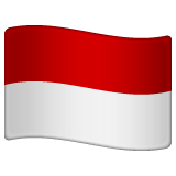 Whatsapp design of the flag: Monaco emoji verson:2.23.2.72