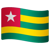 Whatsapp design of the flag: Togo emoji verson:2.23.2.72