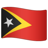 Whatsapp design of the flag: Timor-Leste emoji verson:2.23.2.72