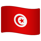 Whatsapp design of the flag: Tunisia emoji verson:2.23.2.72