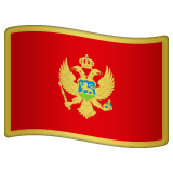 Whatsapp design of the flag: Montenegro emoji verson:2.23.2.72