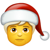 Whatsapp design of the mx claus emoji verson:2.23.2.72