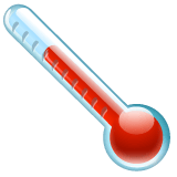 Whatsapp design of the thermometer emoji verson:2.23.2.72