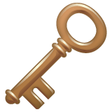 Whatsapp design of the old key emoji verson:2.23.2.72