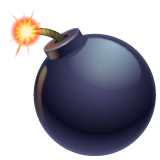 Whatsapp design of the bomb emoji verson:2.23.2.72