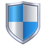 Whatsapp design of the shield emoji verson:2.23.2.72