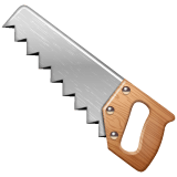 Whatsapp design of the carpentry saw emoji verson:2.23.2.72